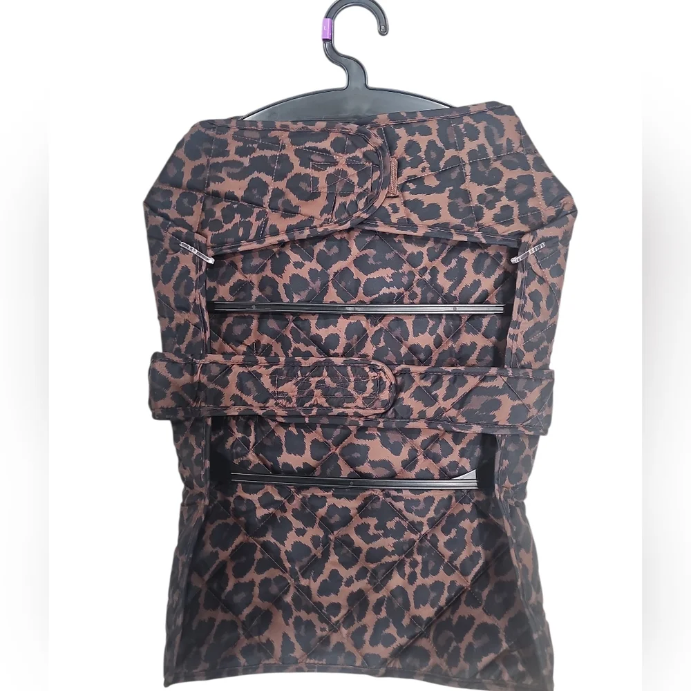 St Johns Bark  Animal Dog Coat  Sz L NWT Cheetah  Print